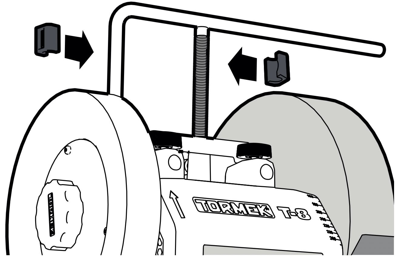Uskladneni nozem Tormek TF-2